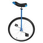 DYNAMI 24 Inch Unicycle with Manganese Steel Frame,Leakproof Tire,Adjustable Seat,Curved PU Seat,Mute Bearing,Exercise Bicycle for Adults Outdoor Sports Fitness Exercise (Blue)