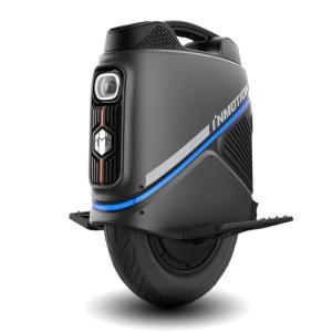 INMOTION V9 16" Electric Unicycle for Adults - Industry Leading UL Certified EUC with Nimbus Air Suspension, 750Wh Battery, 37-Mile Range, 28mph with GPS Tracking & App Control