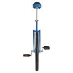 DYNAMI 24 Inch Unicycle with Manganese Steel Frame,Leakproof Tire,Adjustable Seat,Curved PU Seat,Mute Bearing,Exercise Bicycle for Adults Outdoor Sports Fitness Exercise (Blue)