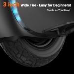 INMOTION V6 Electric Unicycle: UL2272 Certified 27.6lbs Lightest EUC, 18.6mi Range & 1000W Motor - Self-Balancing Scooter for Adults Teens Commuting