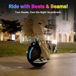 INMOTION V6 Electric Unicycle: UL2272 Certified 27.6lbs Lightest EUC, 18.6mi Range & 1000W Motor - Self-Balancing Scooter for Adults Teens Commuting