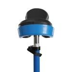 DYNAMI 24 Inch Unicycle with Manganese Steel Frame,Leakproof Tire,Adjustable Seat,Curved PU Seat,Mute Bearing,Exercise Bicycle for Adults Outdoor Sports Fitness Exercise (Blue)