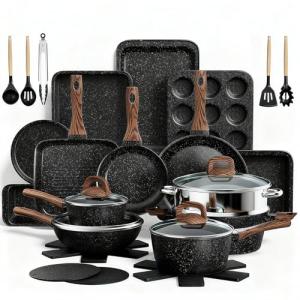 31-Piece Nonstick Pots and Pans Cookware Set