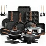 31-Piece Nonstick Pots and Pans Cookware Set