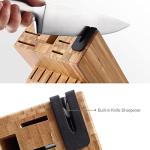 McCook® Knife Sets,German Stainless Steel Knife Block Sets with Built-in Sharpener