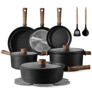 CAROTE Nonstick Titanium Cookware Set 16pcs