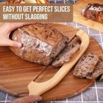 Woodever Bread Knife, 2 Pack Bread Slicer for Homemade Bread, 16'' Wooden Sourdough Bread Knife with Bow Design, Premium Stainless Steel Serrated Bread Cutter for Bagels and Baguettes (2 Pack)