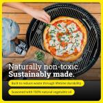 Lodge 15 Inch Cast Iron Pizza Pan - PFAS-Free Pre-Seasoned Baking Pan for Crispy Crusts, Roasted Vegetables, and Grilling - Dual Handle Design - Made in the USA