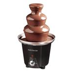 Nostalgia 3 Tier Electric Chocolate Fondue Fountain Machine for Parties - Melts Cheese, Queso, Candy, and Liqueur - Dip Strawberries, Apple Wedges, Vegetables, and More - 24-Ounce - Black, Small