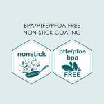 Chicago Metallic Professional 3-Piece Round Cake Pan Set of 6, 8, 10 inch Premium Nonstick Bakeware, Heavy-Weight Carbon Steel for Even Baking, Perfect for Layer Cakes