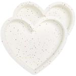 AOTASO Silicone Heart Shaped Cake Pans 10 Inch Large Heart Cake Pan Nonstick Silicone Heart Molds for Baking (2 Pcs Set, Cream)