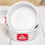 Fat Daddio's Anodized Aluminum Round Cake Pans, 2 Piece Set, 8 x 2 Inch