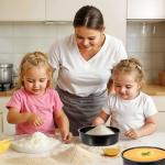 AWTBDP 6 Inch Cake Pans Set of 3, Smash Cake Pans with 100PCS Parchment Paper for Layer Cakes, No-Stick Round Cake Pan Sets for Baking, Durable Baking Pan Set for Christmas Birthday, Dishwasher Safe