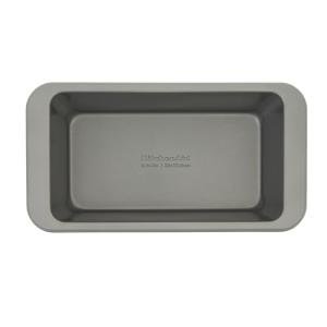 KitchenAid Nonstick Swiss Engineered Aluminized Steel Loaf Pan, Dishwasher Safe, 9 x 5 Inch, Contour Silver