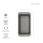 KitchenAid Nonstick Swiss Engineered Aluminized Steel Loaf Pan, Dishwasher Safe, 9 x 5 Inch, Contour Silver