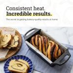 Lodge Cast Iron Loaf Pan - 8.5 x 4.5 Inch PFAS-Free Bread Baking Pan - Naturally Seasoned Cast Iron Bakeware for Sourdough, Meatloaf, Breads, and More - Made in the USA