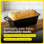 Lodge Cast Iron Loaf Pan - 8.5 x 4.5 Inch PFAS-Free Bread Baking Pan - Naturally Seasoned Cast Iron Bakeware for Sourdough, Meatloaf, Breads, and More - Made in the USA