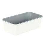 Sur La Table Kitchen Essentials Bake Sale 9 X 5 Inch PFOA, PFAS, PTFE Free Nonstick Loaf Pan - Linen White