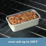 Sur La Table Kitchen Essentials Bake Sale 9 X 5 Inch PFOA, PFAS, PTFE Free Nonstick Loaf Pan - Linen White
