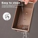 YURTKUMAS 3 Pack Set Pullman Loaf Pan with Lids, 2.2 lb & 1 lb & 0.8 lb Dough Capacity,Non-Stick Sandwich Bread Loaf Pan for Homemade Baking Bread