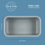 Sur La Table Kitchen Essentials Bake Sale 9 X 5 Inch PFOA, PFAS, PTFE Free Nonstick Loaf Pan - Linen White