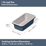OXO Good Grips Non-Stick Pro Ceramic Coated Metal Bakeware 1Lb Loaf Pan – Storm Blue