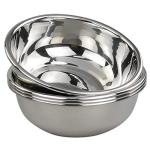 Doryh 18/10 Stainless Steel Mixing Bowls, Nesting Bowls for Meal Prep, Serving, Baking, Set of 4