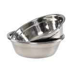Gainhope Metal Prep Bowls, Mixing Bowl Stainless Steel Set, 4 Pack (9.5" x 3.1")