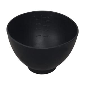 ForPro Professional Collection Silicone Mixing Bowl, Black, Flexible, Odorless, for Mixing Facials, Massage, Body & Other Products, 8 oz