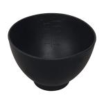 ForPro Professional Collection Silicone Mixing Bowl, Black, Flexible, Odorless, for Mixing Facials, Massage, Body & Other Products, 8 oz
