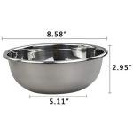 Doryh 18/10 Stainless Steel Mixing Bowls, Nesting Bowls for Meal Prep, Serving, Baking, Set of 4