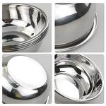 Doryh 18/10 Stainless Steel Mixing Bowls, Nesting Bowls for Meal Prep, Serving, Baking, Set of 4