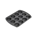 Wilton Gold Non-Stick 12 -Cup Muffin Pan, Cold-Rolled Steel Bakeware, Made without PFAS, 10.5 x 15 x 1.4 in, Packaging May Vary