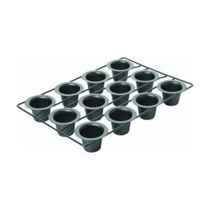 Chicago Metallic 26121 Professional 12-Cup Non-Stick Mini-Popover Pan, 16-Inch-by-10.75-Inch