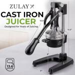 Zulay Kitchen Heavy-Duty Manual Citrus Juicer