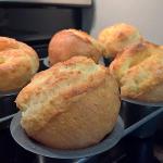 Fox Run Non-Stick Popover Pan, 6 Cup Yorkshire Pudding Pan, Grey