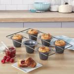 Chicago Metallic Professional 6-Cup Popover Pan with Armor-Glide Coating