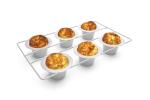 Fox Run Popover, Yorkshire Pudding and Cupcake Pan, 6 Cup, Stainless Steel