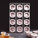 DWWTKL 12-Cavity Popover Pan Non-Stick Yorkshire Muffin Puddings Cake Quiches Cupcake Mold Bakeware for Oven Baking (Champagne Gold)