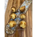 Fox Run Popover, Yorkshire Pudding and Cupcake Pan, 6 Cup, Stainless Steel