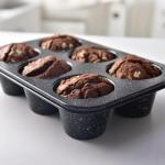 ROLUXENTIA Stainless Steel Popover Pans - 6-Cavity Non-Stick Tray Mold for Baking, Jumbo Size for Premium Homemade Cupcakes, Muffins, Cheesecakes, Breads - Professional Grade for Bakery Kitchen Oven