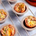 DWWTKL 12-Cavity Popover Pan Non-Stick Yorkshire Muffin Puddings Cake Quiches Cupcake Mold Bakeware for Oven Baking (Champagne Gold)