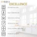 EVODAE® Popover Pans Set of 2 – 12-Cup (2×6) Pro-Grade Carbon Steel, Strong & Durable Build – Nonstick, PFOA & PTFE Free – Popover & Yorkshire Pudding Pan – Carefully Packaged in a Clean Black Box