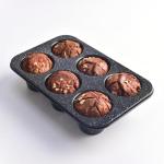 ROLUXENTIA Stainless Steel Popover Pans - 6-Cavity Non-Stick Tray Mold for Baking, Jumbo Size for Premium Homemade Cupcakes, Muffins, Cheesecakes, Breads - Professional Grade for Bakery Kitchen Oven