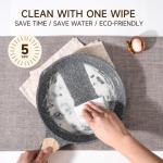 JEETEE 8 Inch Nonstick Frying Pan, Stone Coating Cookware, Nonstick Omelette Pan with Heat-Resistant Handle, Compatible with All Stoves (Grey)