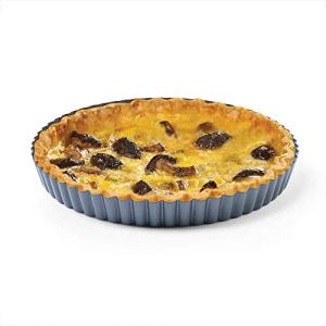 Fox Run Removable Bottom Non-Stick Tart and Quiche Pan, Loose Bottom Quiche Pan - 9.5-inch