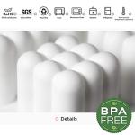 OCPO KITCHEN Bubble Silicone Baking Mold, Silicone Candle Mold, French Dessert Molds for Mousse Cake Pastry Chocolate Pudding Jelly Cheesecake Ice Cream, Cube Shape (6-Cavity)