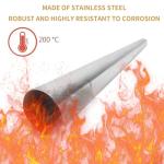 20Pcs Large Conical Cream Horn Molds, Non-stick Cream Horn Molds Stainless Steel, 5 inch Large Size Cannoli Tubes Kit Pack of Baking Cones Pastry Roll Horn Croissant Mold With brush