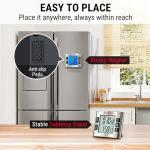 TempPro TM02 24H Digital Timer with Dual Kitchen Timers for Cooking, Magnetic Timer Clock with Adjustable Alarm Volume & LCD Backlit Display, Classroom Timer for Kids & Teachers(Previously ThermoPro)