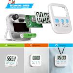 Antonki 2 Pack Digital Timer for Kids, Magnetic Countdown Kitchen Timers for Cooking, Egg, Classroom, Teacher, Exercise, Study, Oven - Battery Included